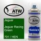 Preview: Jaguar, Jaguar Racing Green, 701 / HEN: 400ml Sprühdose, von ATW Autoteile West.